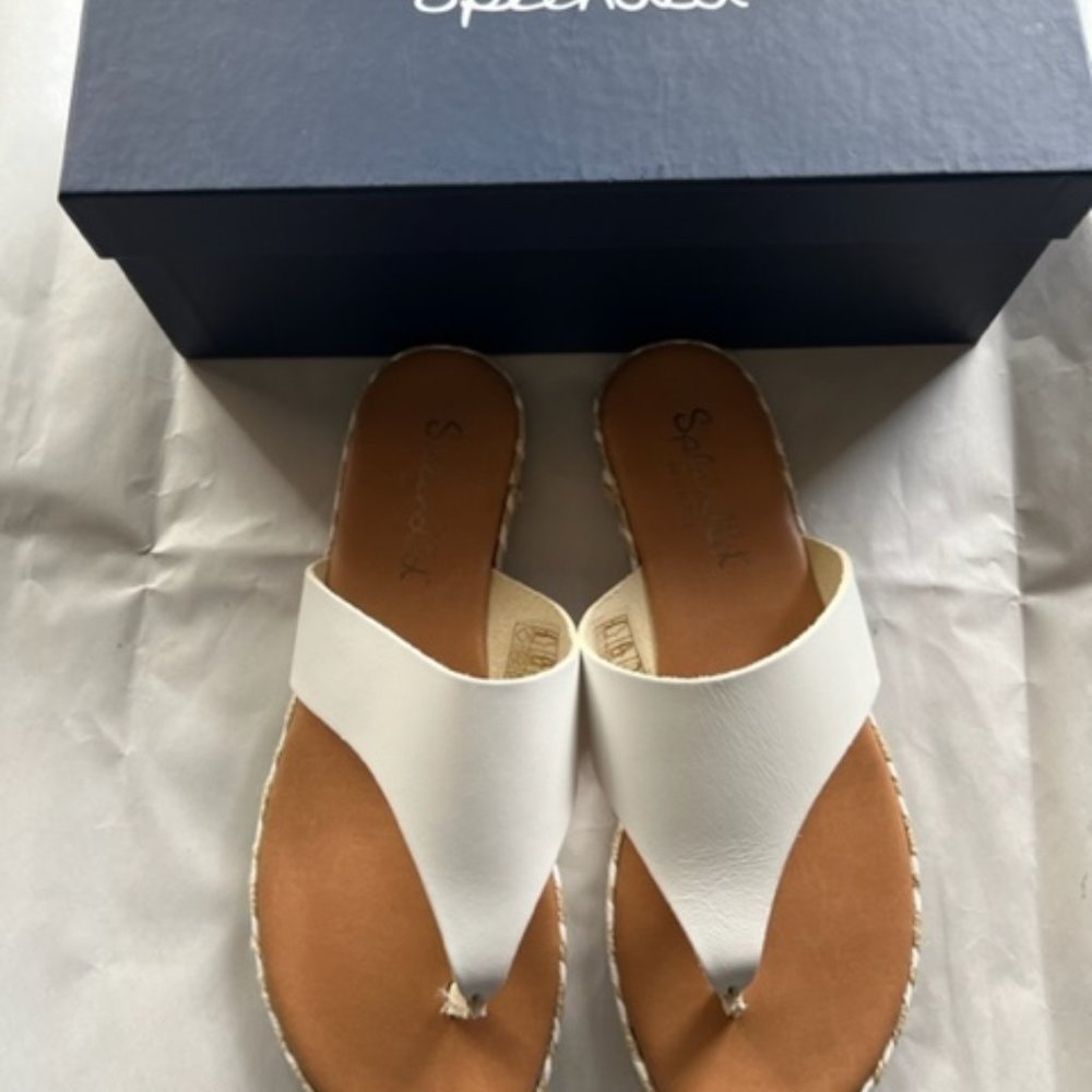 Splendid Women's Made in Italy Trevon Whtlea Size 9 Sandals, New with Box